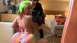 moee baby twerking her ass for days with gibby the clown