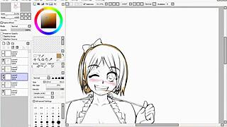 Hentai Speed Drawing Part 3: Flats and Shading