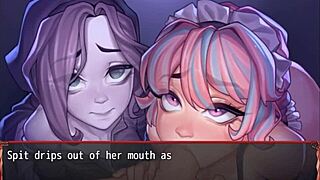 Yo, check this out! Harem in another world hentai game ep 19 has ghost and maid battling in a double blowjob contest! 🔥👻