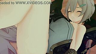 Qingque And Jing Yuan In 3D Anime Game