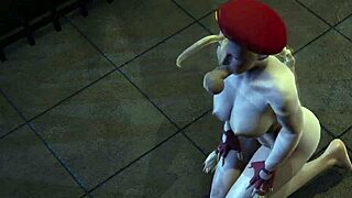 i cammy gets penetrated in all three holes with toys