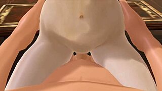Blonde Mercy Fucks Pussy in 3D Simulator