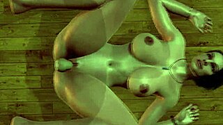 Busty Jill Valentine in 3D sex, moaning to orgasm.
