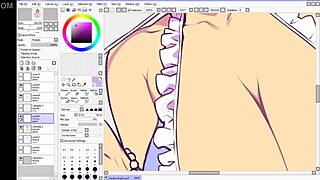 Hentai Speed Drawing Part 3: Flats and Shading