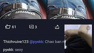 Chatting about gay experiences on Blued app