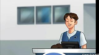 Manager's daughter caught at work quickie