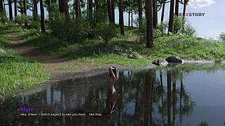 Mark Fucks His Ex-Girlfriend Near The Lake In Dorm