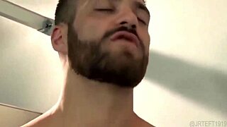 Firefighter Plumber Fucks Ass In Bar Bathroom With Big Cock