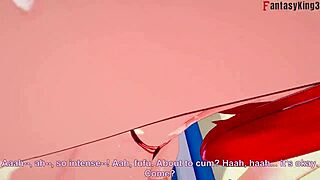 parasoul in bikini gets wild in 3d cartoon fantasy action by fantasyking3 for skullgirls fans