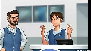 Manager's daughter caught at work quickie