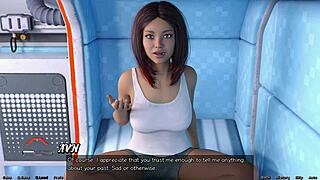 stranded in space, planning threesome with bisexual neighbor