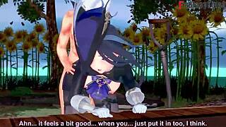 Hey, Clorinde's blowjob in Genshin Impact is pure fantasy! 😍