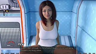 stranded in space, planning threesome with bisexual neighbor