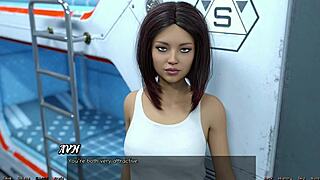 stranded in space, planning threesome with bisexual neighbor