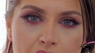 Destiny lovee in intense 4k threesome with big ass action and sex