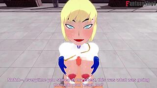 power girl fucking two super men in full fantasy hentai