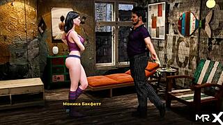 I swallow that big cock so well in this 3D hentai game