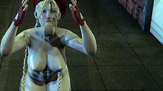 i cammy gets penetrated in all three holes with toys