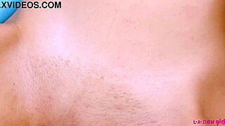 Glamorous brunette strips bare for an intimate close-up on the sofa. Her adorable teen charm shines in this solo photoshoot.