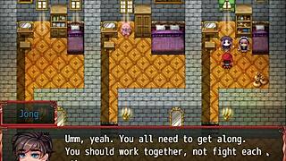 Yo, check this out! Harem in another world hentai game ep 19 has ghost and maid battling in a double blowjob contest! 🔥👻