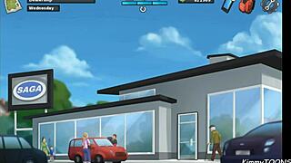 Manager's daughter caught at work quickie