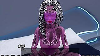 Feeling excited meeting robot paige in stranded in space 6, her curvy mature body with huge tits turns me on.