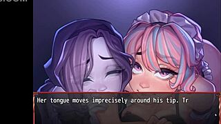 Yo, check this out! Harem in another world hentai game ep 19 has ghost and maid battling in a double blowjob contest! 🔥👻