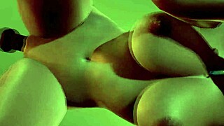 Busty Jill Valentine in 3D sex, moaning to orgasm.