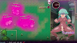 So, we were just chilling with Mage Kanade's futanari dungeon game, no commentary, and ended up in a crazy gangbang with cum-covered feet everywhere. It was pure fetish chaos!