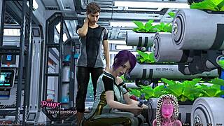stranded in space 24 - shy emo girl meets up for curvy 3d hentai action