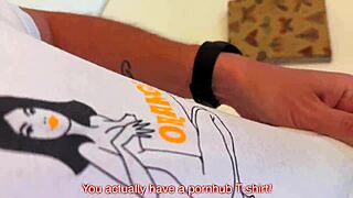 Cumshot in Panties While Parents Are Away From Home