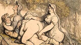 Vintage Cartoon Retro Drawings