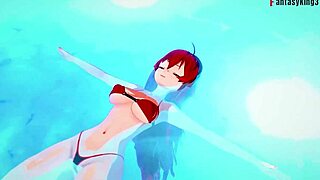 roxy migurdia gets fucked by pool while eris watches in mushoku tensei chapter 2