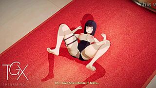 anime hentai game hinata hyuga netorare fucks in various positions with blowjob naruto