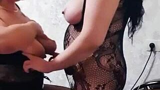 Bold Stepmom Big Ass Invites Stepdaughter for Intense Pussy Fuck