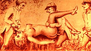 Vintage Erotic Cartoon Art Explodes with Anime Hentai Passion!