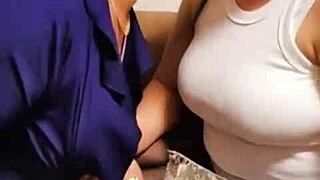 Bold Stepmom Big Ass Invites Stepdaughter for Intense Pussy Fuck