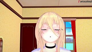 implacable blowjob in azur lane fantasy, so intense