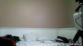 i'm busty maxine x, feeling so horny as i fuck my twat with huge dildo