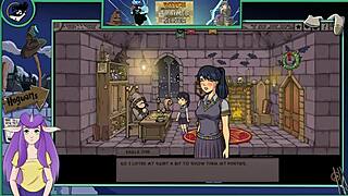 Witch trainer silver unleashes big tits action!