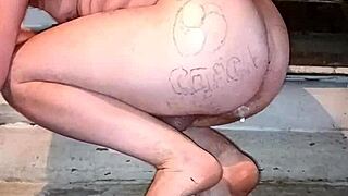 Crazy Russian Gay Tests Anal Strength With Butter Pack