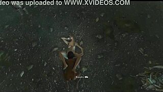 Skyrim sex mods: curvy character blows and fucks in various positions