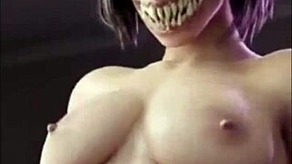 Cartoon Character Comes Alive with Dancing and Striptease!