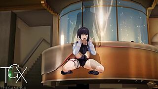 anime hentai game hinata hyuga netorare fucks in various positions with blowjob naruto