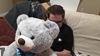 Fucking A Teddy Bear Hard And Deep