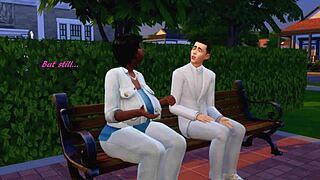 sims 4 forrest hump parody with cartoon characters