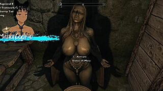 Skyrim sex mods: curvy character blows and fucks in various positions