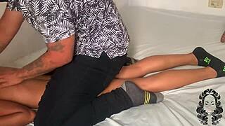 he dominated my stepsister with erotic massage