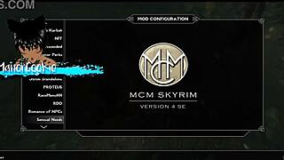 Skyrim sex mods: curvy character blows and fucks in various positions