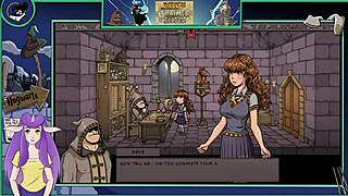 Witch trainer silver unleashes big tits action!